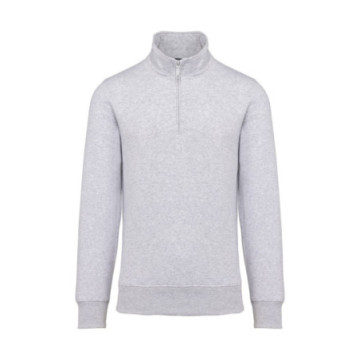 Sweat-shirt homme col zippé Kariban® couleur
