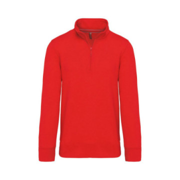 Sweat-shirt homme col zippé Kariban® couleur