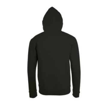 Sweat-shirt mixte zippé à capuche couleur Express Sol's® Stone