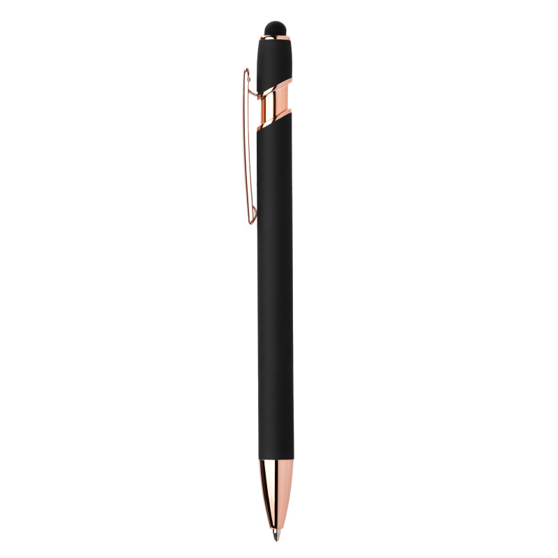 Stylo stylet en aluminium toucher gomme marquage laser