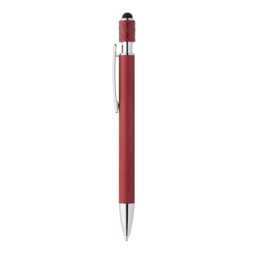 Stylo stylet spinner en aluminium marquage quadri
