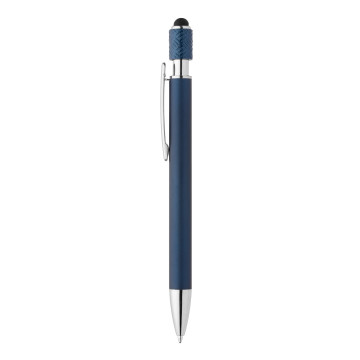 Stylo stylet spinner en aluminium marquage quadri