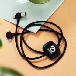 Câble de charge long 60W avec logo lumineux Akashi®