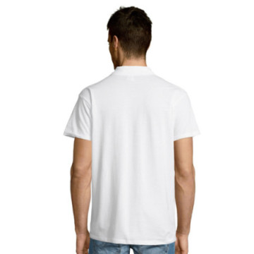 Polo homme blanc Express Sol's® Summer II