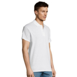Polo homme blanc Express Sol's® Summer II