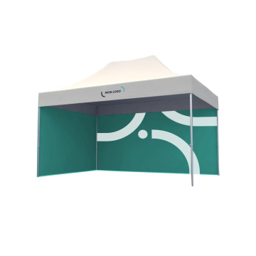 Tente pliable en aluminium avec murs 4,5 x 3 m