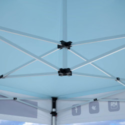 Tente pliable en aluminium avec murs 4,5 x 3 m