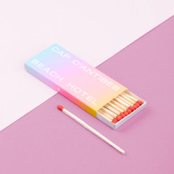 Boîte d'allumettes rectangulaire marquage quadri