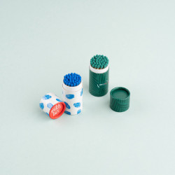 Boîte d'allumettes cylindrique marquage quadri