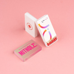 Boîte d'allumettes rectangulaire marquage quadri