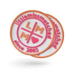 Ecusson sur-mesure en PVC 2D à coudre 7.5 x 7.5