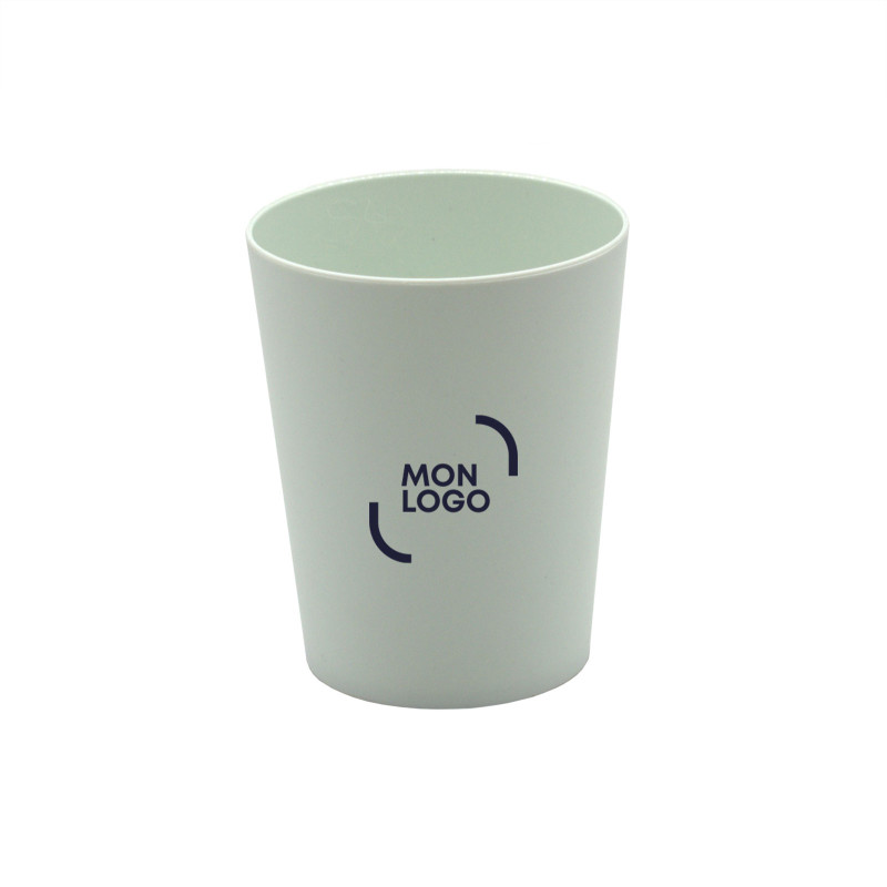 Gobelet 15 cL recyclé marquage 1 couleur