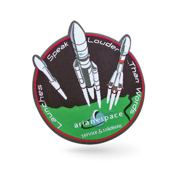 Ecusson tissé jusqu'à 7,5 cm