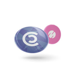 Magnet rigide impression quadri Ø 38  mm