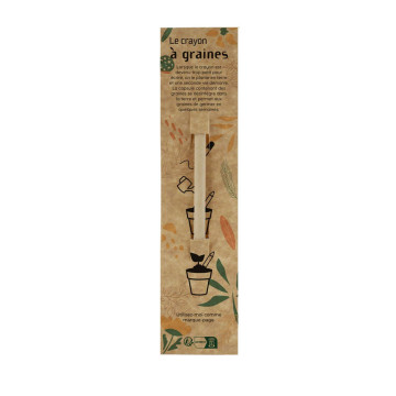 Crayon papier graines et cartonnette standard