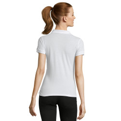 Polo femme blanc Express Sol's® Passion