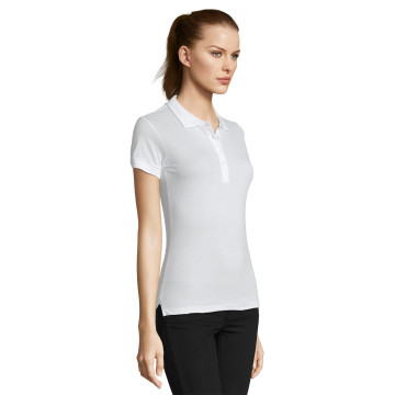 Polo femme blanc Express Sol's® Passion