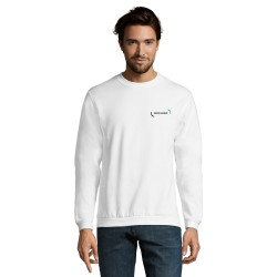 Sweat-shirt homme blanc Express Sol's® Spider