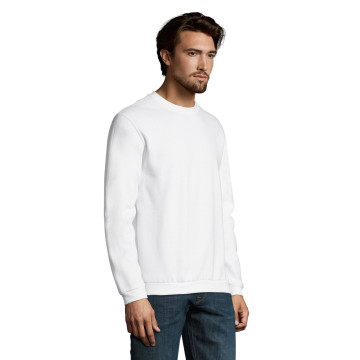 Sweat-shirt homme blanc Express Sol's® Spider