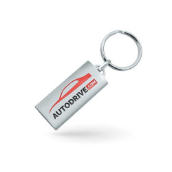 Porte-clés en métal brillant