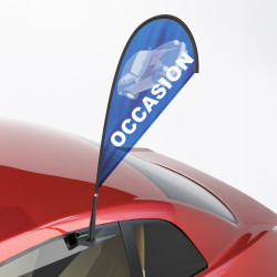 Drapeau pour vitre de voiture
