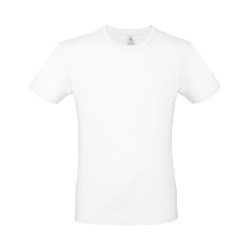 Tee-shirt homme en coton peigné ringspun B&C® blanc