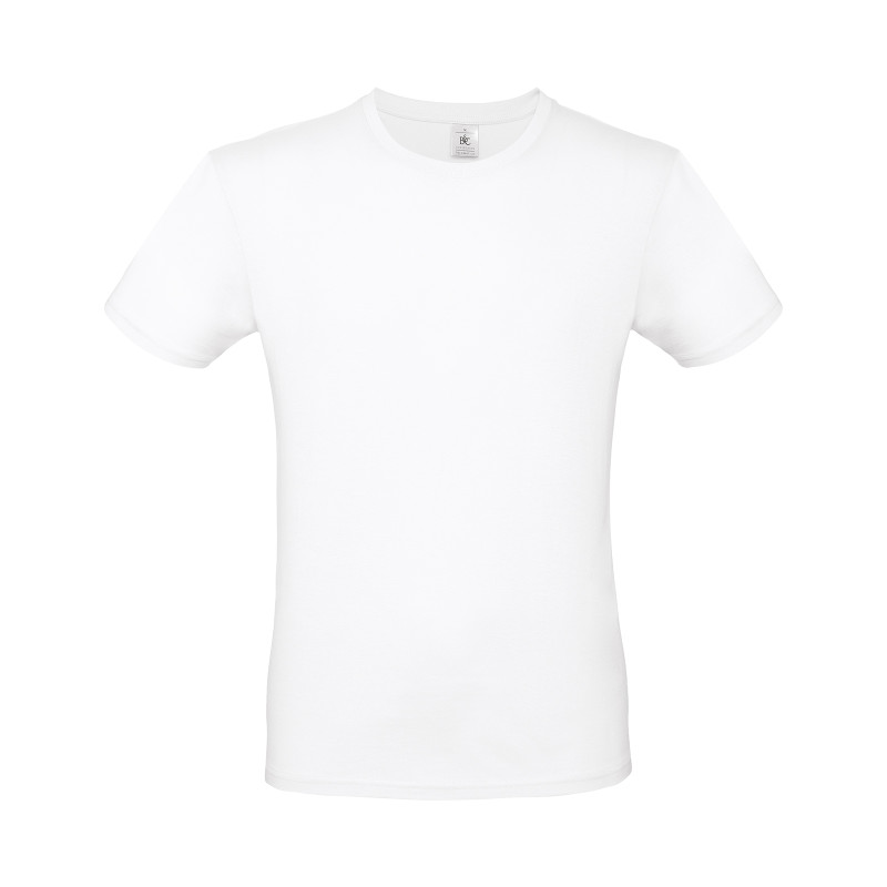 Tee-shirt homme en coton peigné ringspun B&C® blanc