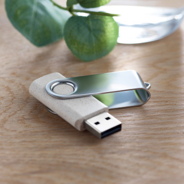 Clé USB paille de blé 64 Go Twister