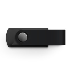 Clé USB gomme noire 64 Go Twister