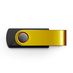 Clé USB gomme noire 64 Go Twister