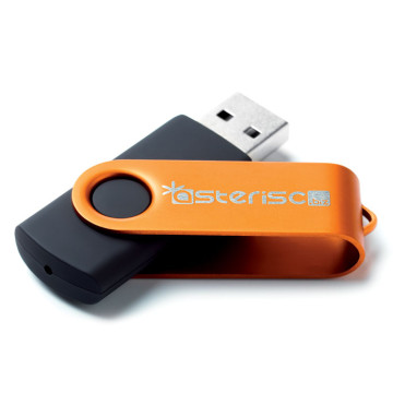Clé USB gomme noire 64 Go Twister