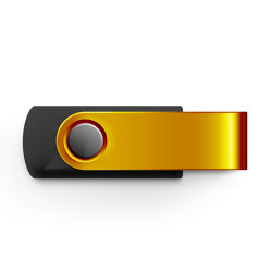 Clé USB gomme noire 64 Go Twister