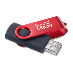 Clé USB gomme noire 64 Go Twister