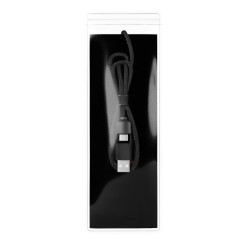 Câble de charge long 20W matières recylées avec logo lumineux SCX®