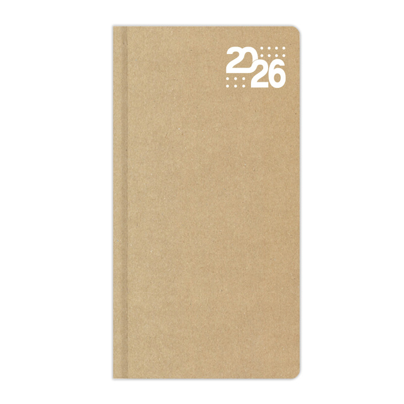 Agenda de poche Ecokraft 9 x 17 cm