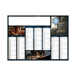 Calendrier bancaire rigide standard 55x40,5 cm marquage 1 couleur
