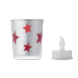 Bougie LED motifs de Noël