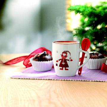 Mug en céramique motif Père Noël 250 mL