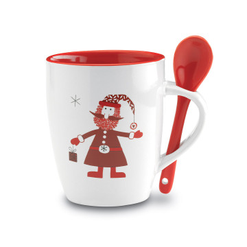 Mug en céramique motif Père Noël 250 mL