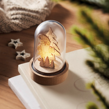 Décoration de Noël en fibre de bois