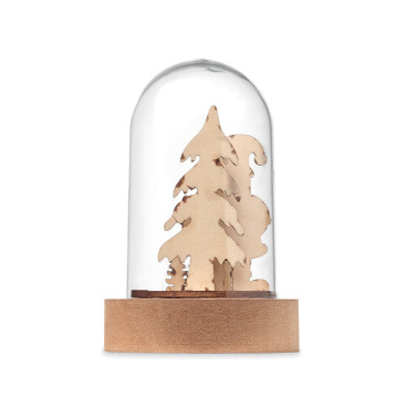 Décoration de Noël en fibre de bois