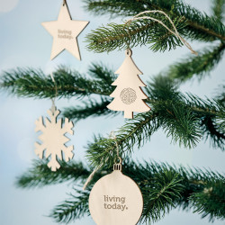 Sapin de Noël en fibre de bois