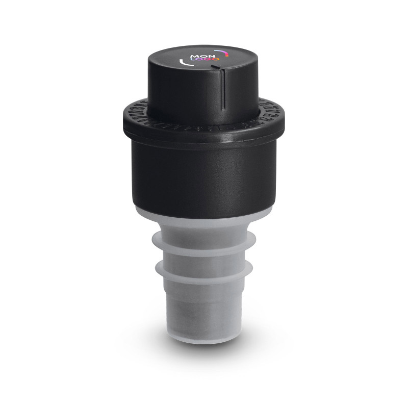 Bouchon de bouteille avec extraction d’air intégrée