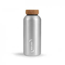 Bouteille 600 mL en aluminium avec bouchon liège