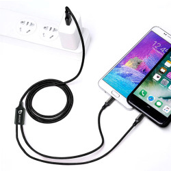 Pack multi-câble 20W et chargeur secteur 15W Akashi® couleur