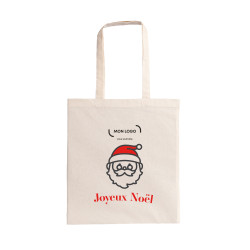 Sac en coton 130 g/m² Ubag® marquage Noël