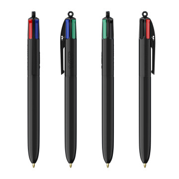 Stylo Bic® 4 couleurs Classique marquage 1 couleur doré/argenté