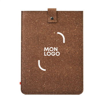 Pochette ordinateur en cuir recyclé 16"