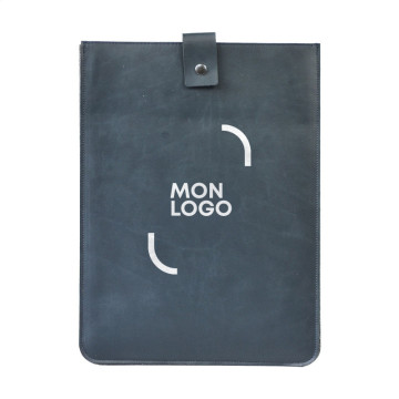 Pochette ordinateur en cuir recyclé 14" Made out of®