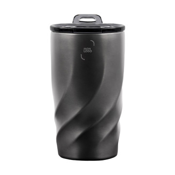 Mug isotherme en acier inoxydable recyclé Brandcharger®